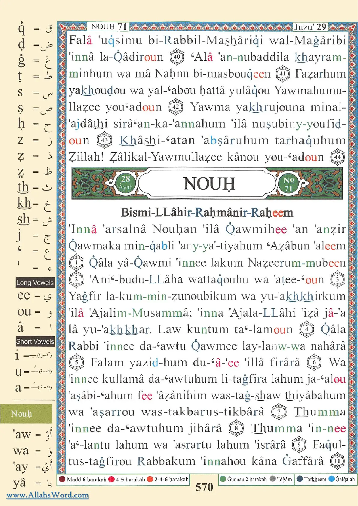 Surah Nuh Reader, page 1143